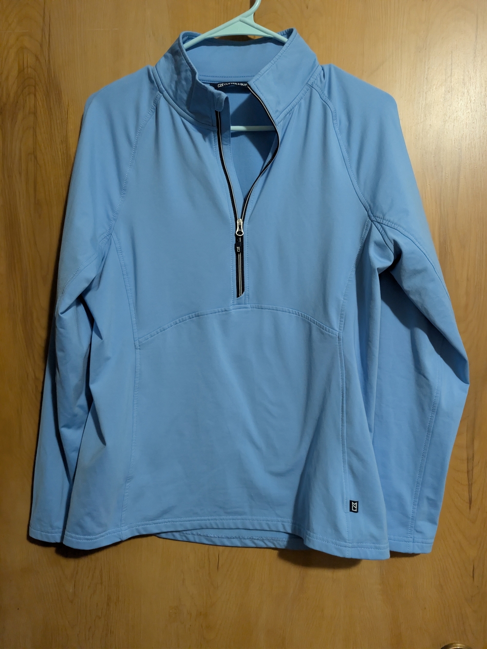 Cutter & Buck Women’s Adapt Eco Knit 1/2 Zip Pullover - Atlas Blue (Size S)